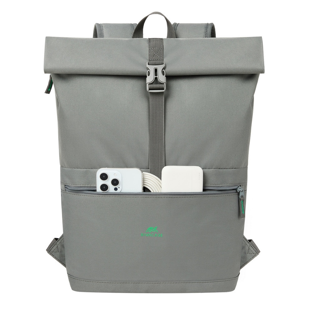 Sac à dos Rivacase ECO Rolltop 15 Litres / Gris