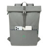 Sac à dos Rivacase ECO Rolltop 15 Litres / Gris