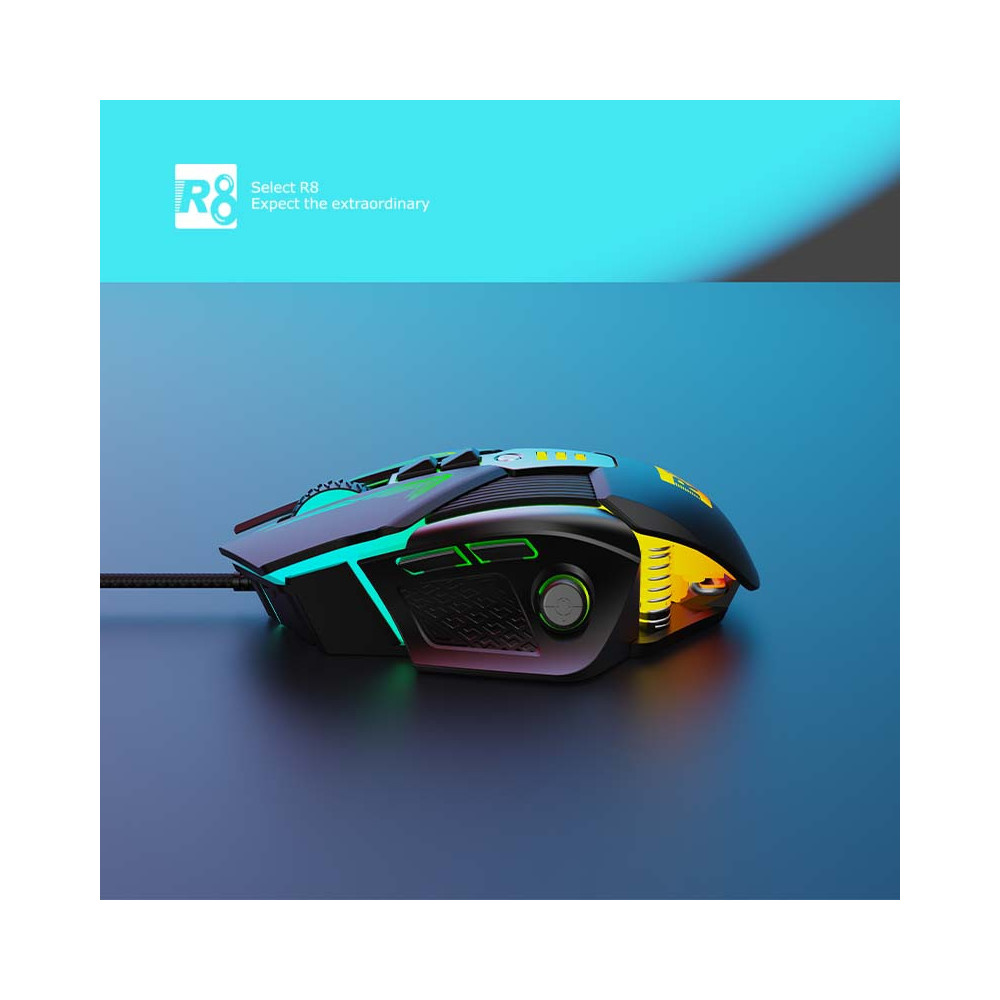 SOURIS Gaming 7D RGB  R8 G3 / BLACK