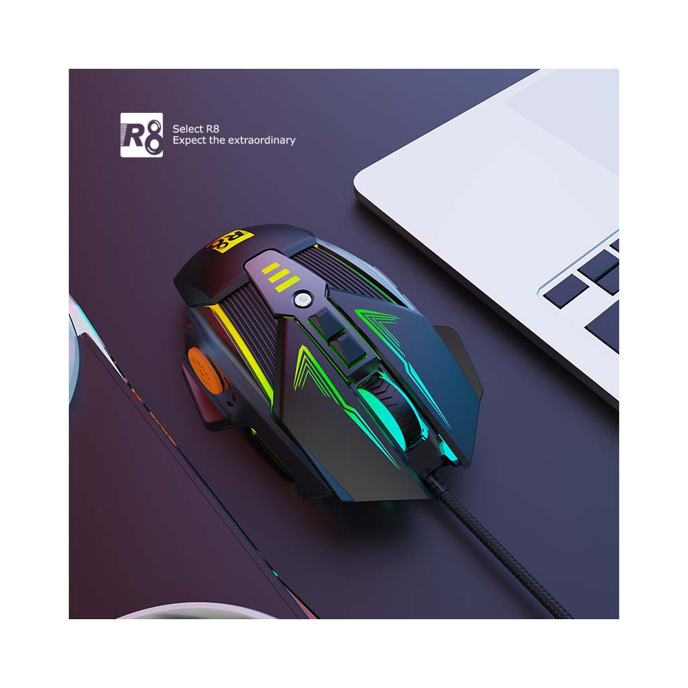 SOURIS Gaming 7D RGB  R8 G3 / BLACK