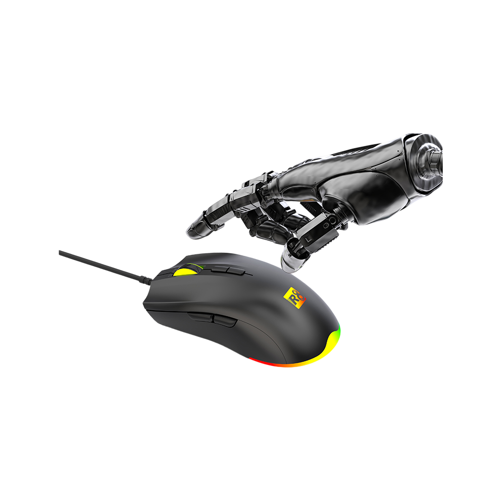 SOURIS OPTIQUE R8 7D / RGB / G201 / BLACK