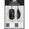 SOURIS OPTIQUE R8 7D / RGB / G201 / BLACK