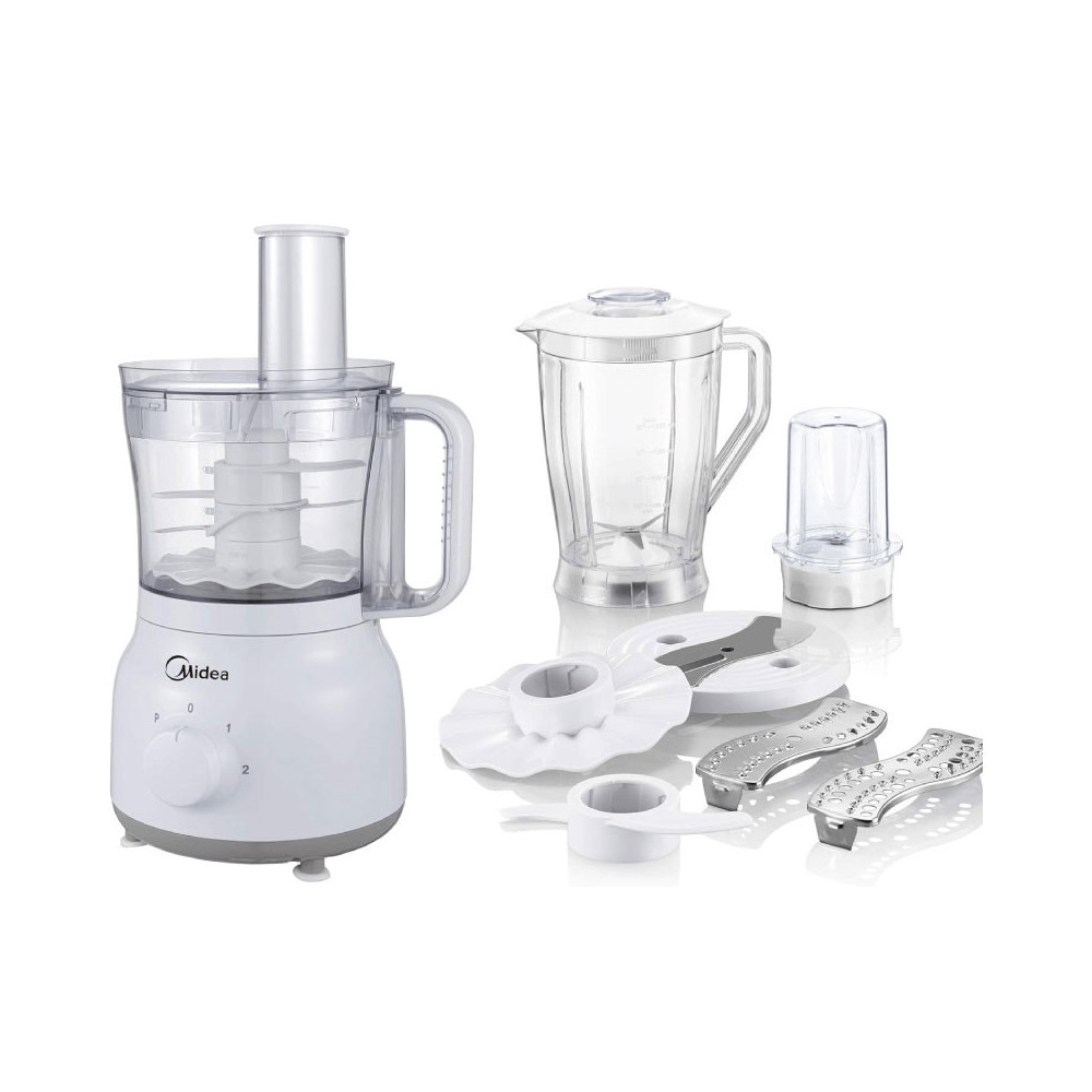 Robot Multifonction Midea 2L MJ-FP60D2 / 800W / Blanc