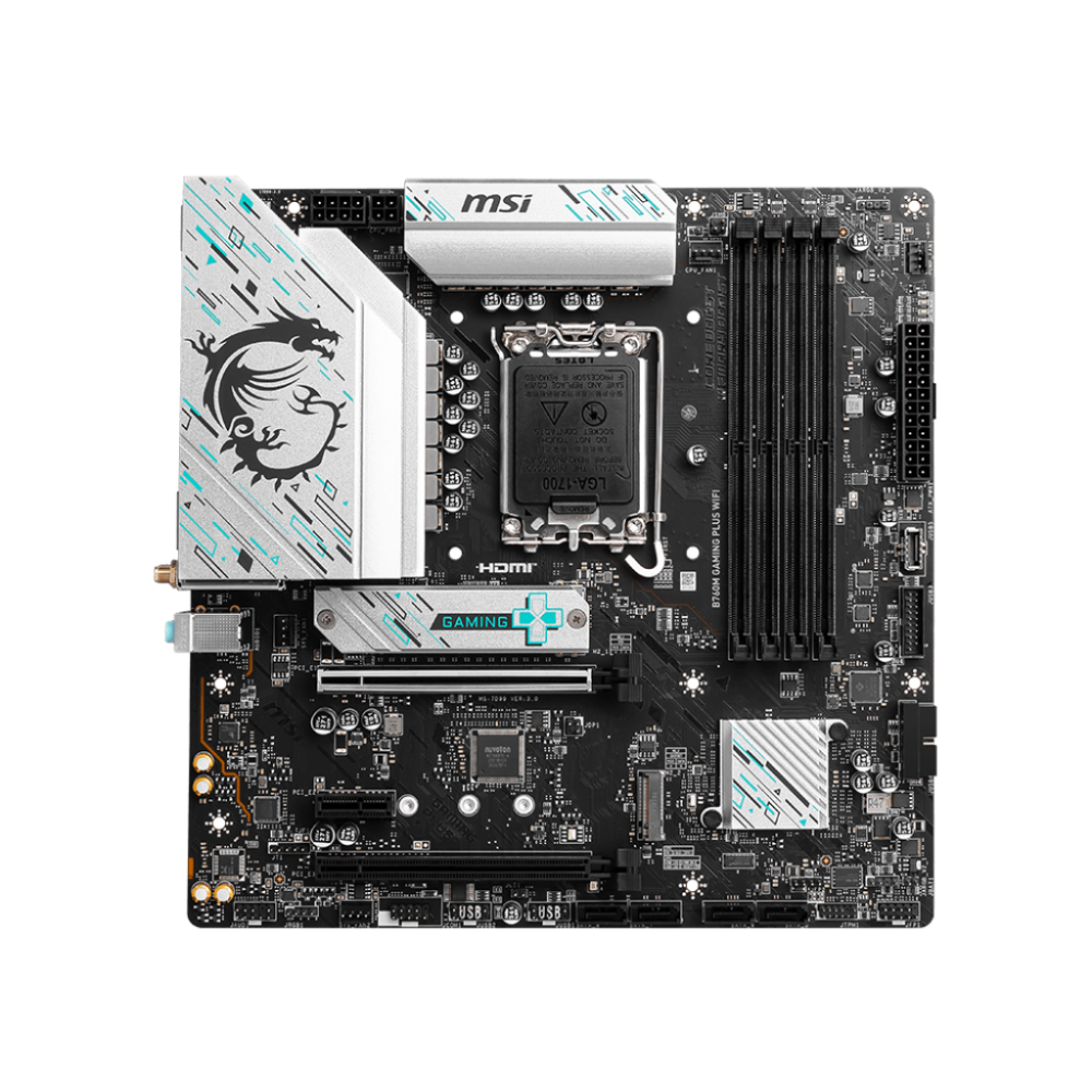Carte mère MSI B760M GAMING PLUS WIFI / mATX / DDR5
