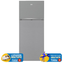 Réfrigérateur BEKO No Frost Double Portes 420 LITRES / Silver