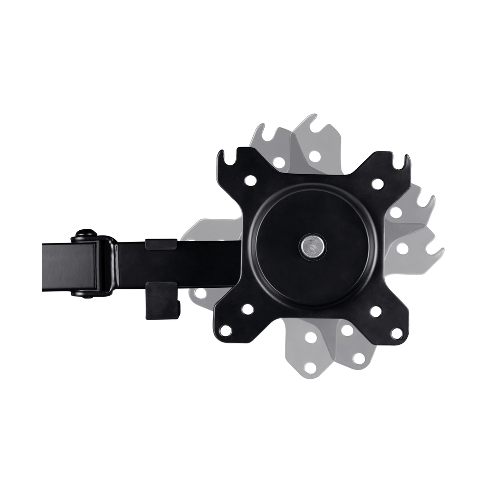 Support Trust GXT 1120 Mara pour deux moniteurs 32" / Noir