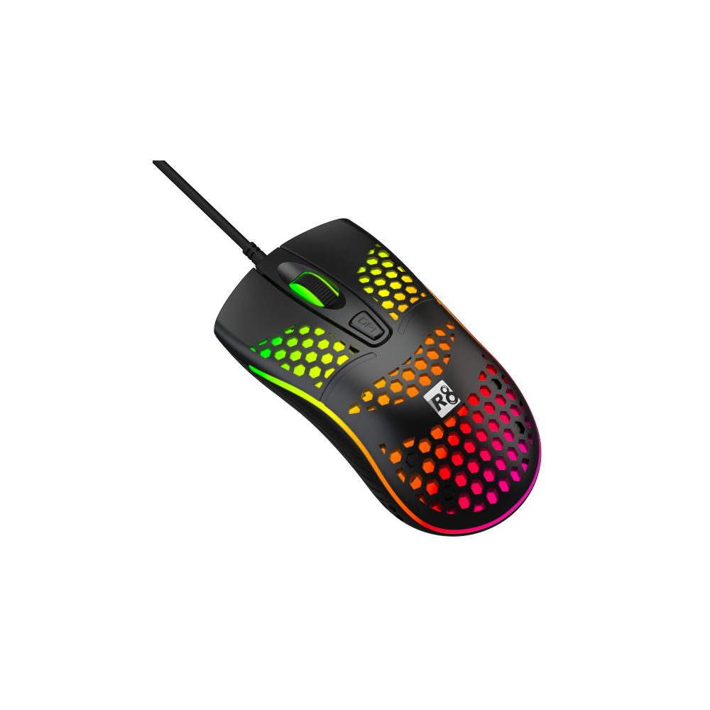 Souris Gaming RGB R8 - 1604 / Noir