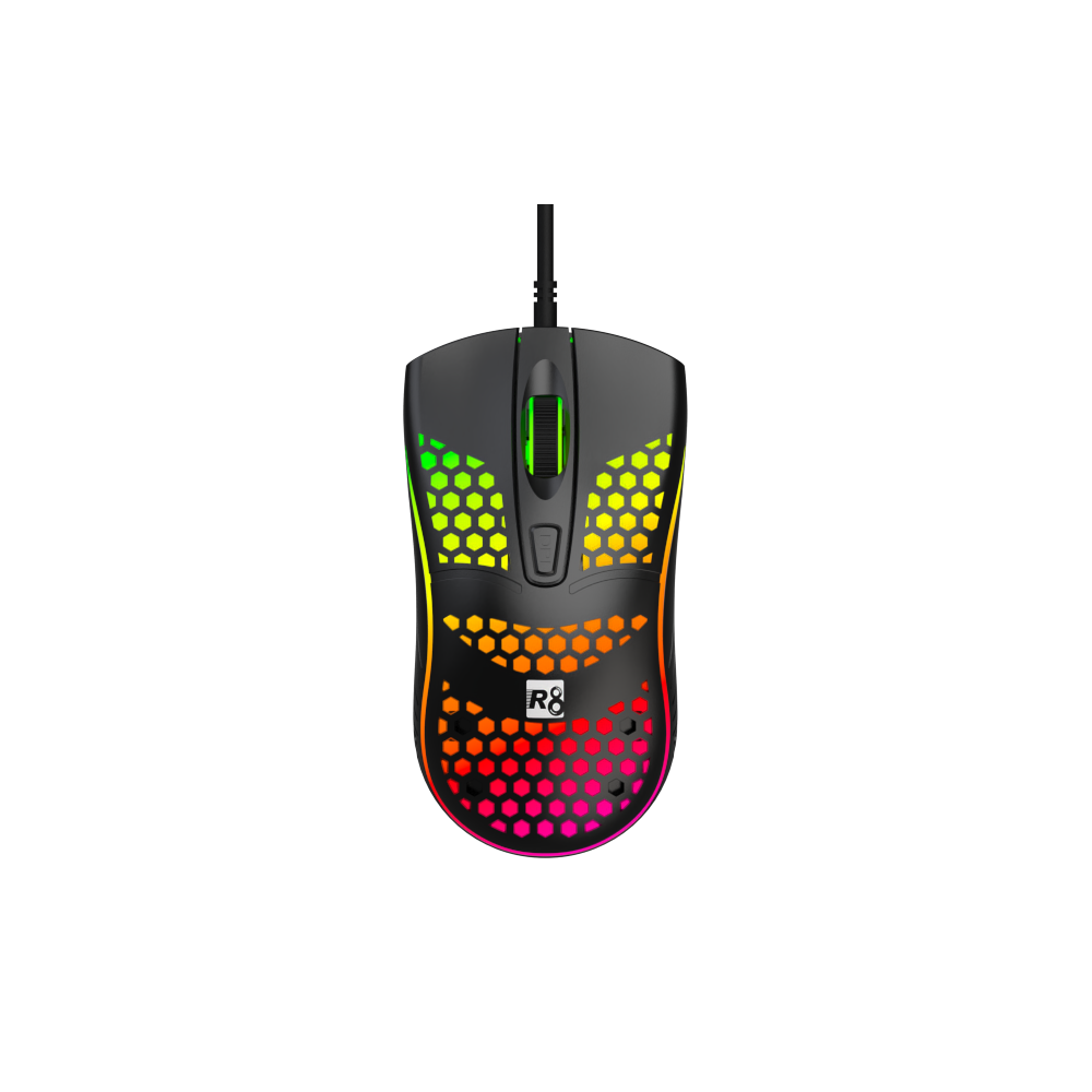 Souris Gaming RGB R8 - 1604 / Noir