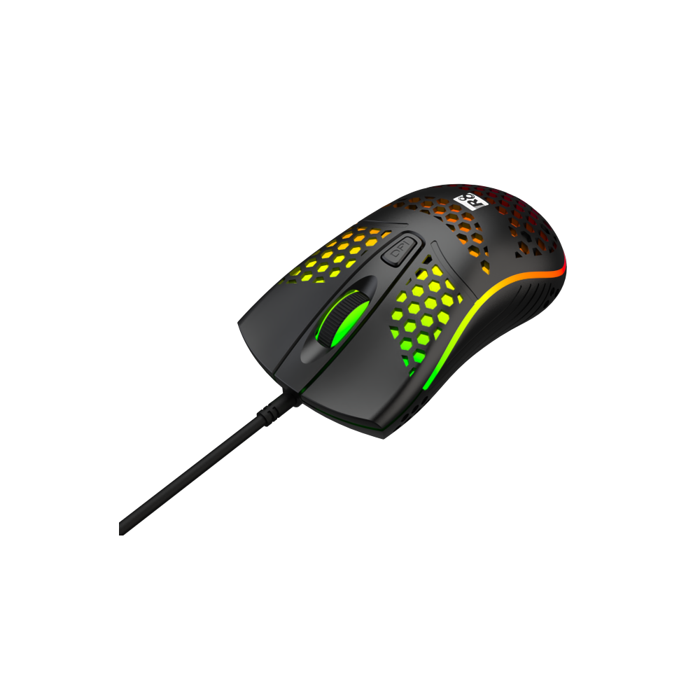 Souris Gaming RGB R8 - 1604 / Noir