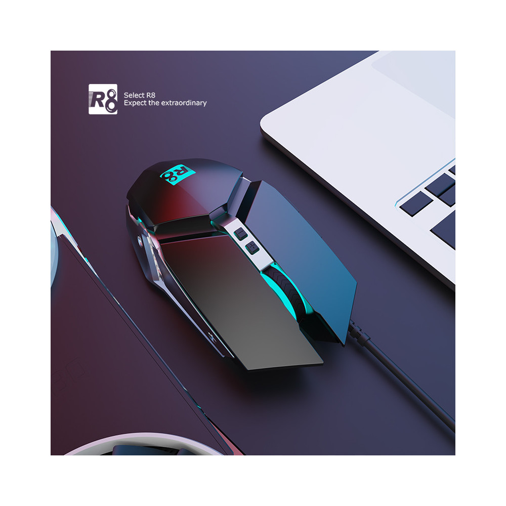 SOURIS Gaming 6D RGB  R8 G1 / BLACK