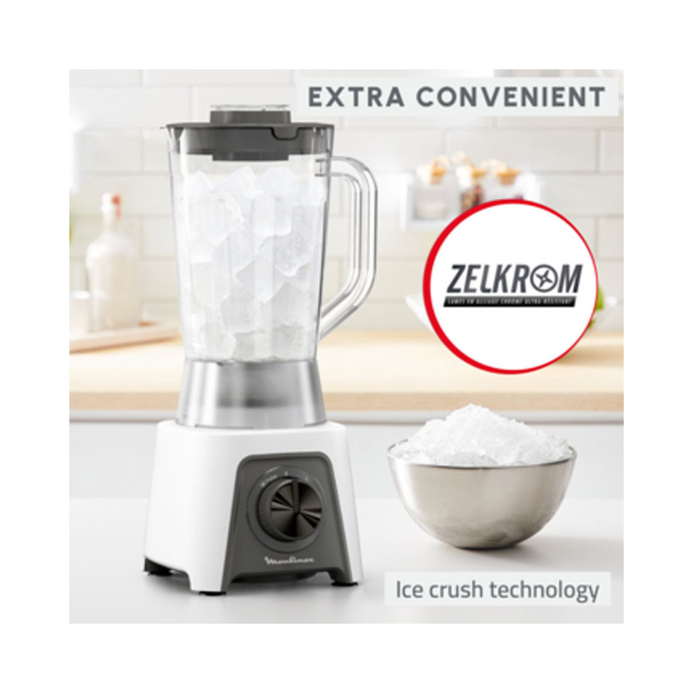 Blender Moulinex Blendeo 450W / Blanc / LM2C0110