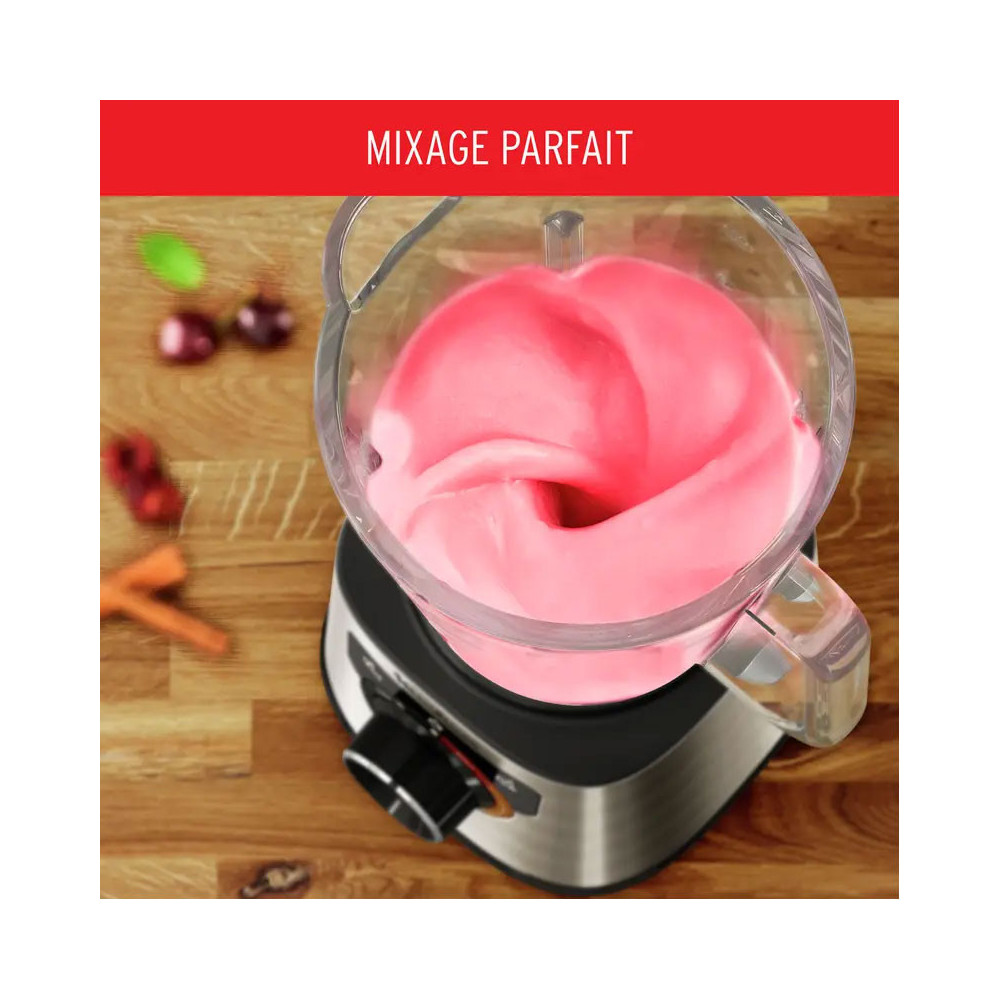 Blender Moulinex Bol en verre thermorésistant 2 Litres / inox / LM871D10