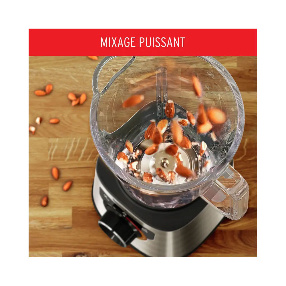 Blender Moulinex Bol en verre thermorésistant 2 Litres / inox / LM871D10