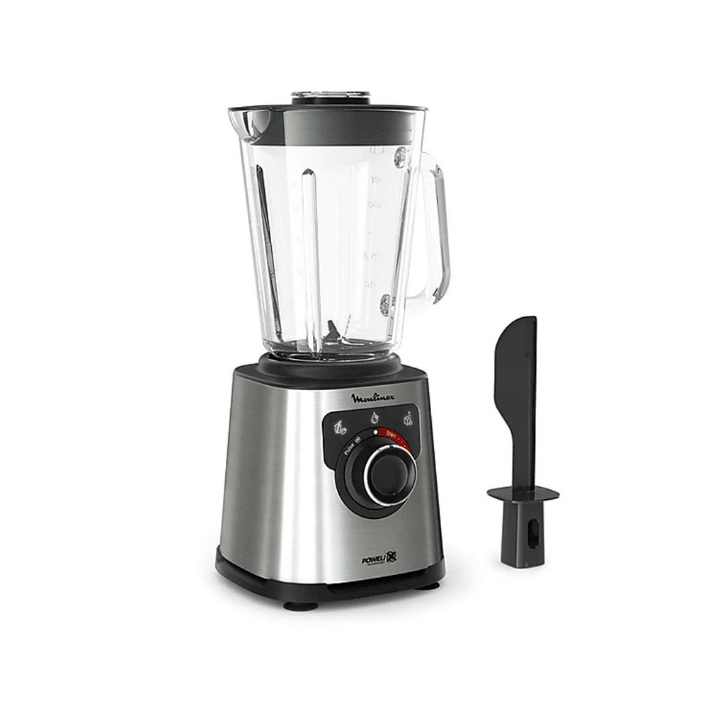 Blender Moulinex Bol en verre thermorésistant 2 Litres / inox / LM871D10