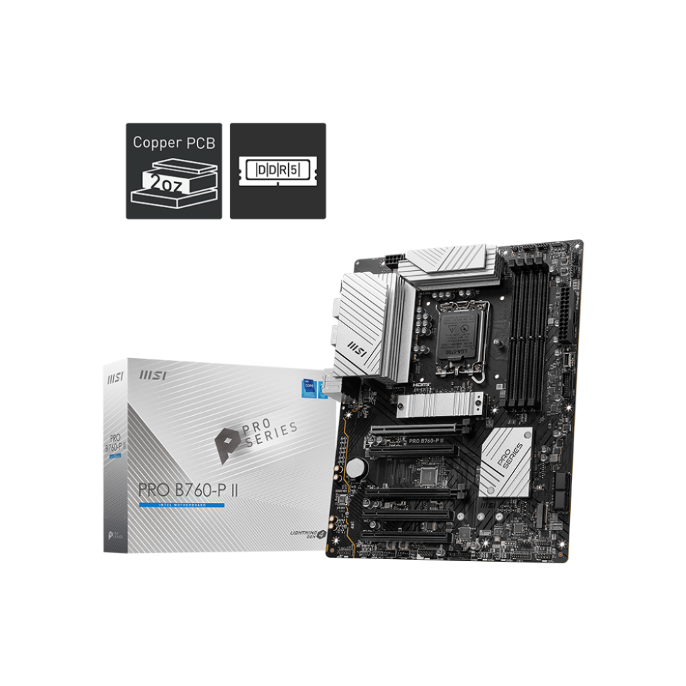 Carte mère MSI PRO B760-P II / ATX / DDR5