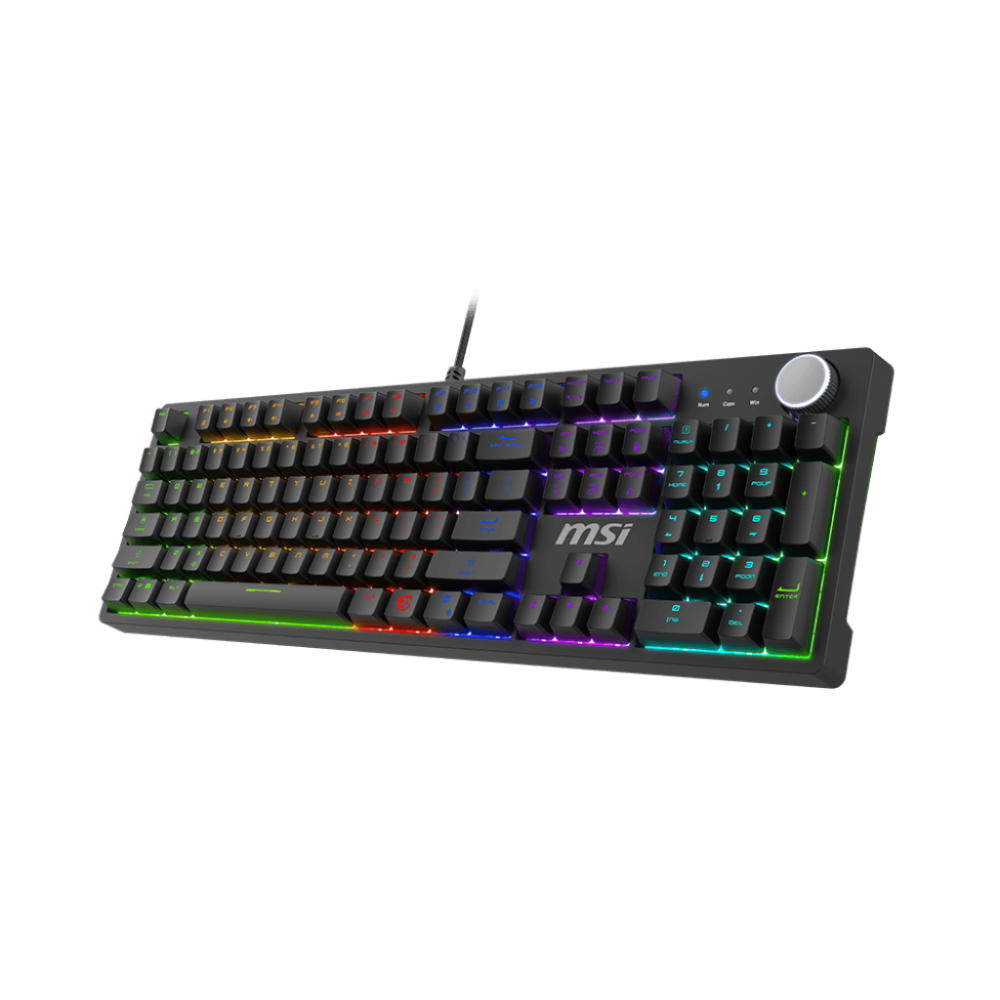 Clavier Gaming Filaire MSI FORGE GK320 / Mécanique / Red switches / Noir