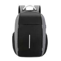 SAC A DOS  16" + PORT USB GRIS - CO1435-GR