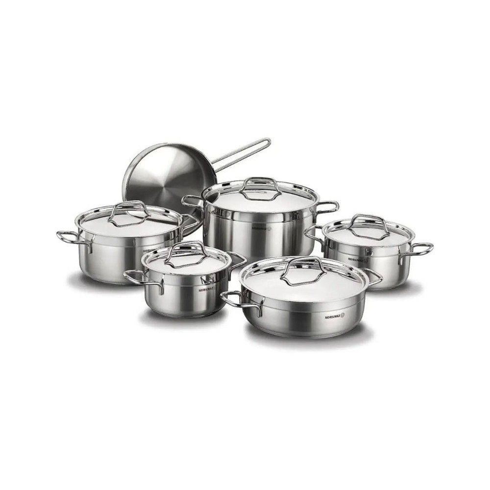 Set KORKMAZ 11 Pièces ALFA / INOX / A1610