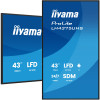 ECRAN TACTILE IIYAMA PROLITE 43'' 4K UHD 60Hz IPS HDMI/USB/DP/RJ45 / HAUT PARLEUR