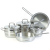 Batterie de Cuisine KORKMAZ 8 Pièces / Inox / A2055