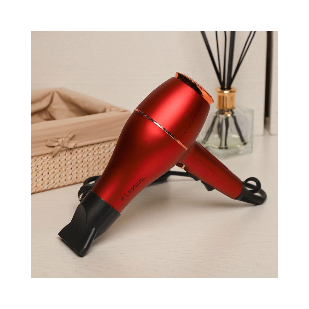 Sèche Cheveux LEXICAL 2200W / Rouge / LHD-5061