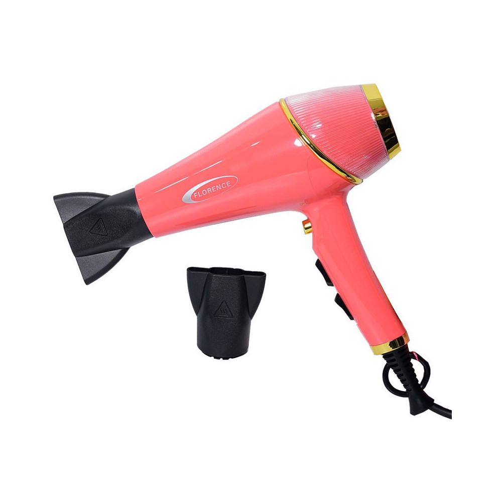 Sèche Cheveux Professionnel FLORENCE 2200W / Rose / HK460