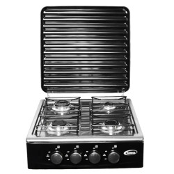 Réchaud à Gaz FLORENCE 4 Feux / Noir / 6024-N