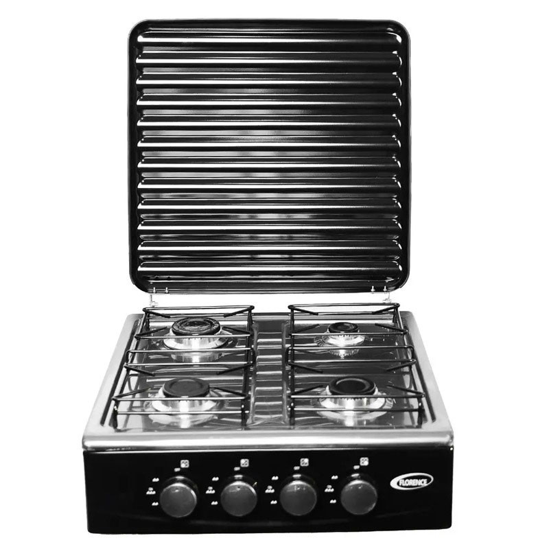 Réchaud à Gaz FLORENCE 4 Feux / Noir / 6024-N