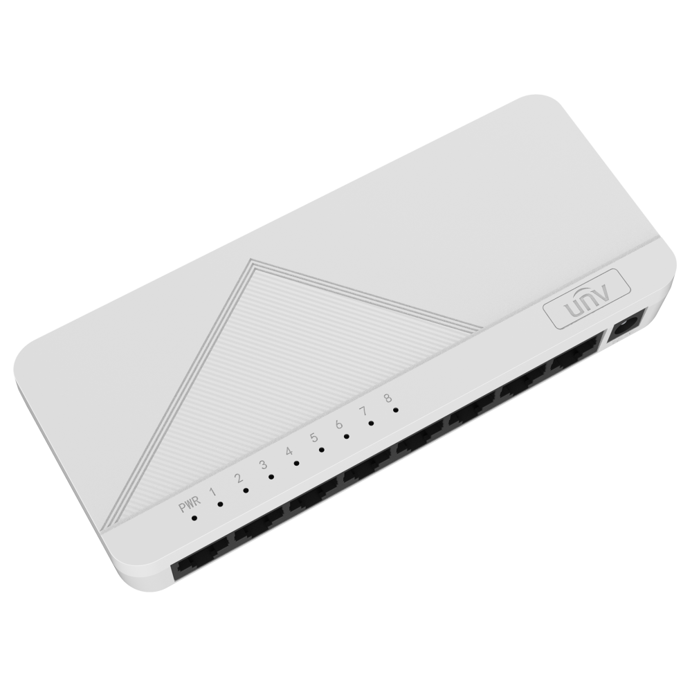 Switch Uniview 8 PORTS 10/100MB PLASTIQUE