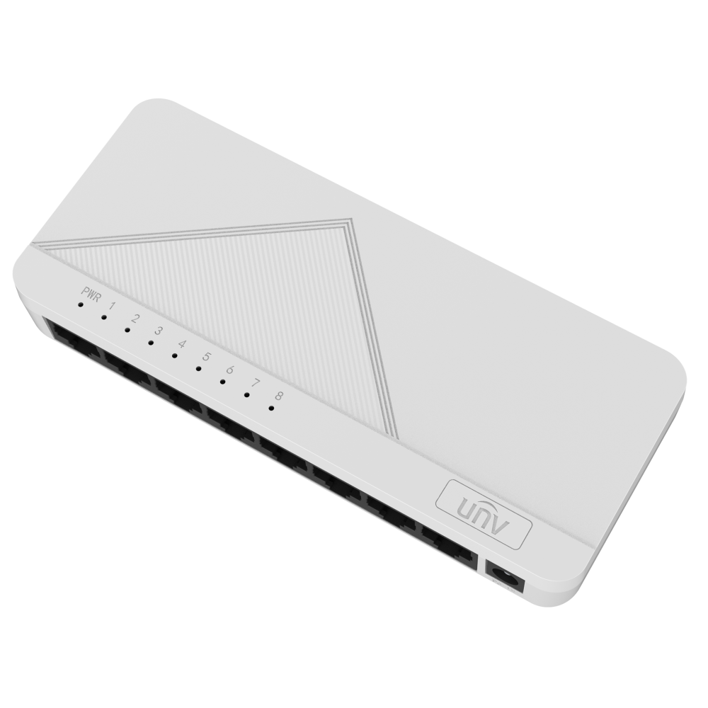 Switch Uniview 8 PORTS 10/100MB PLASTIQUE