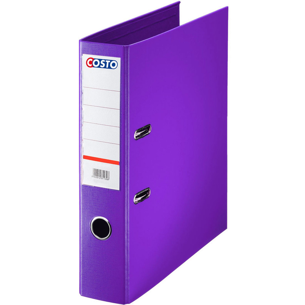 Classeur à levier COSTO Pro Dos A4 75mm / Violet