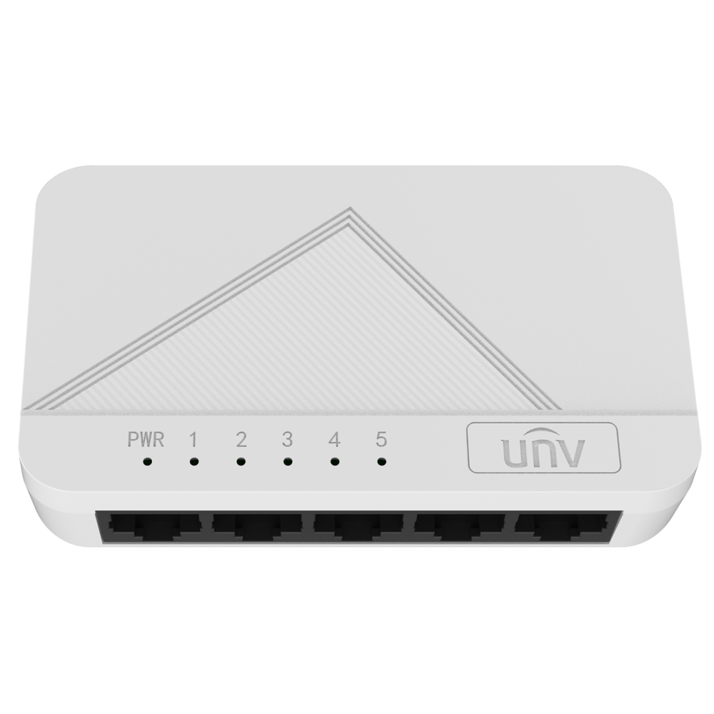 Switch Uniview 5 PORTS 10/100MB PLASTIQUE