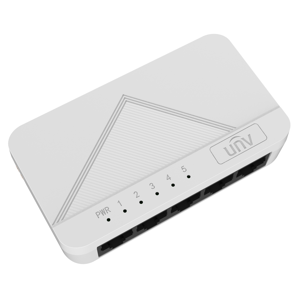 Switch Uniview 5 PORTS 10/100MB PLASTIQUE