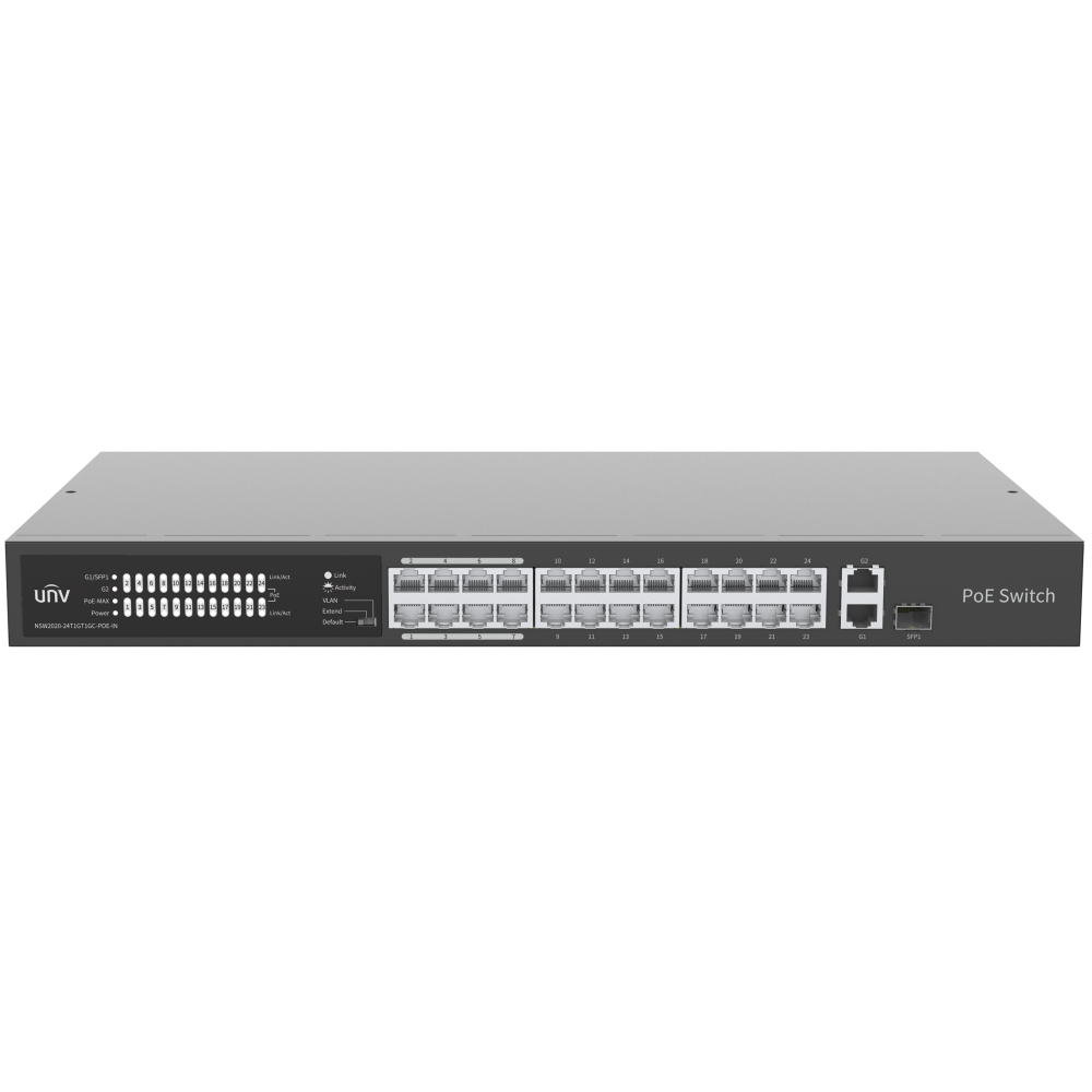 Switch Uniview 24×100Mbps PoE ports 2PORT 10/100/1000