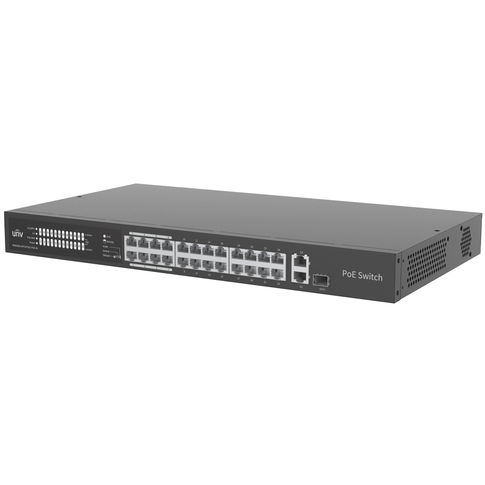 Switch Uniview 24×100Mbps PoE ports 2PORT 10/100/1000
