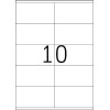1000x Etiquettes TOP STICK / 105 x 57 mm