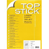 2700x Etiquettes HERMA TOP STICK A4/27 / 70 x 32 mm