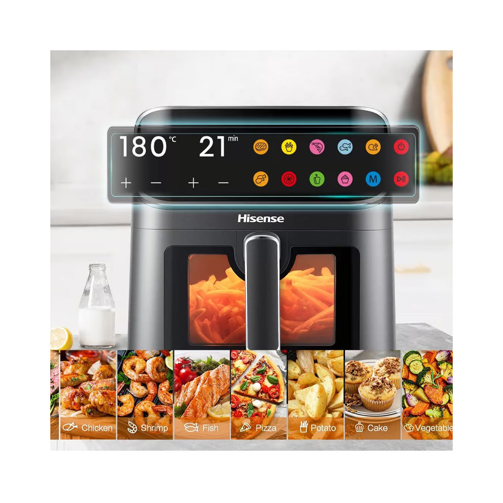 AIR FRYER HISENSE 6.7Litres / 1350W / Noir / H06AFBS2S3