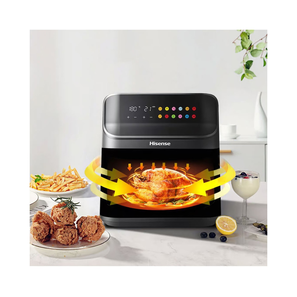 AIR FRYER HISENSE 6.7Litres / 1350W / Noir / H06AFBS2S3