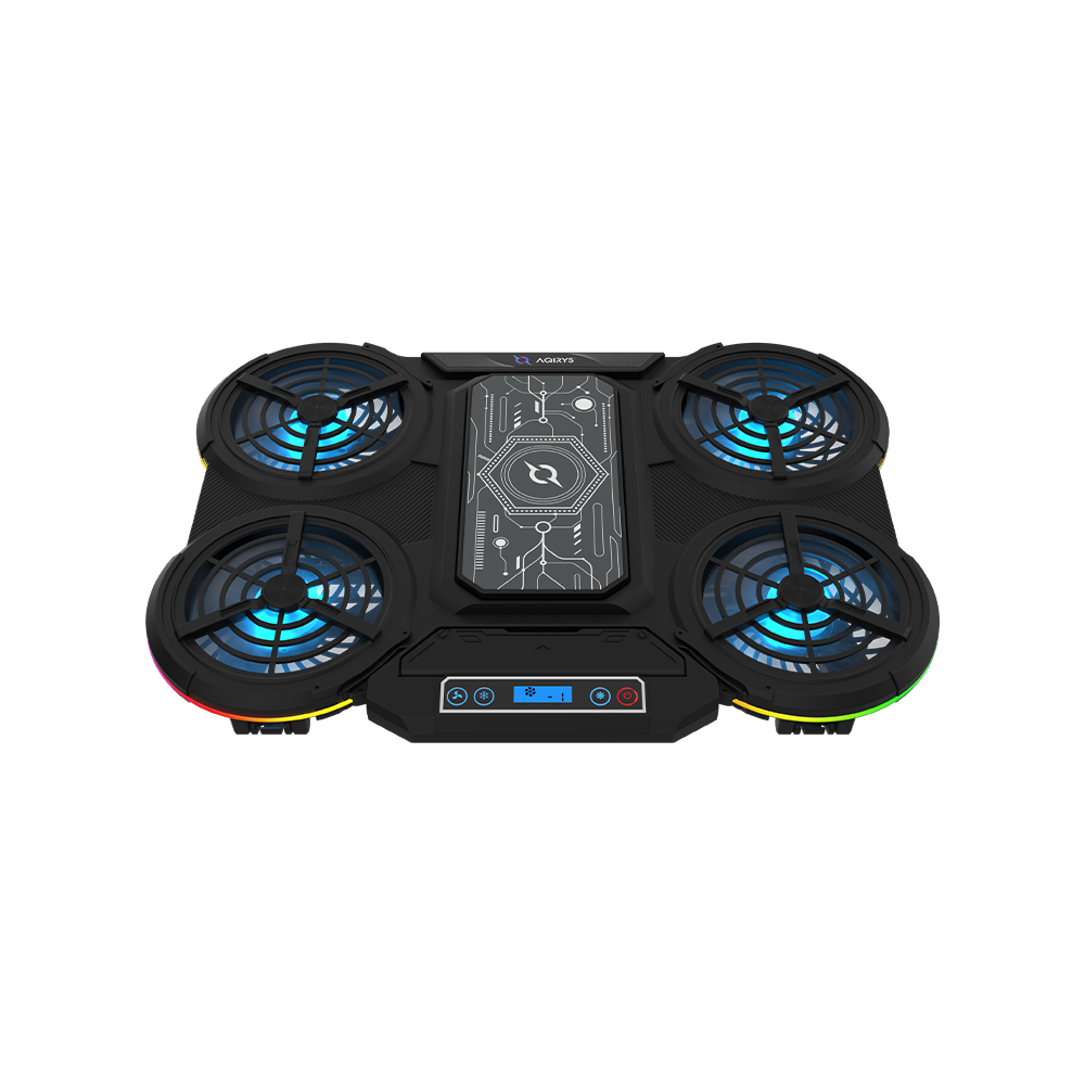 Refroidisseur AQIRYS ZENITH Pour PC Portable 17" / Noir