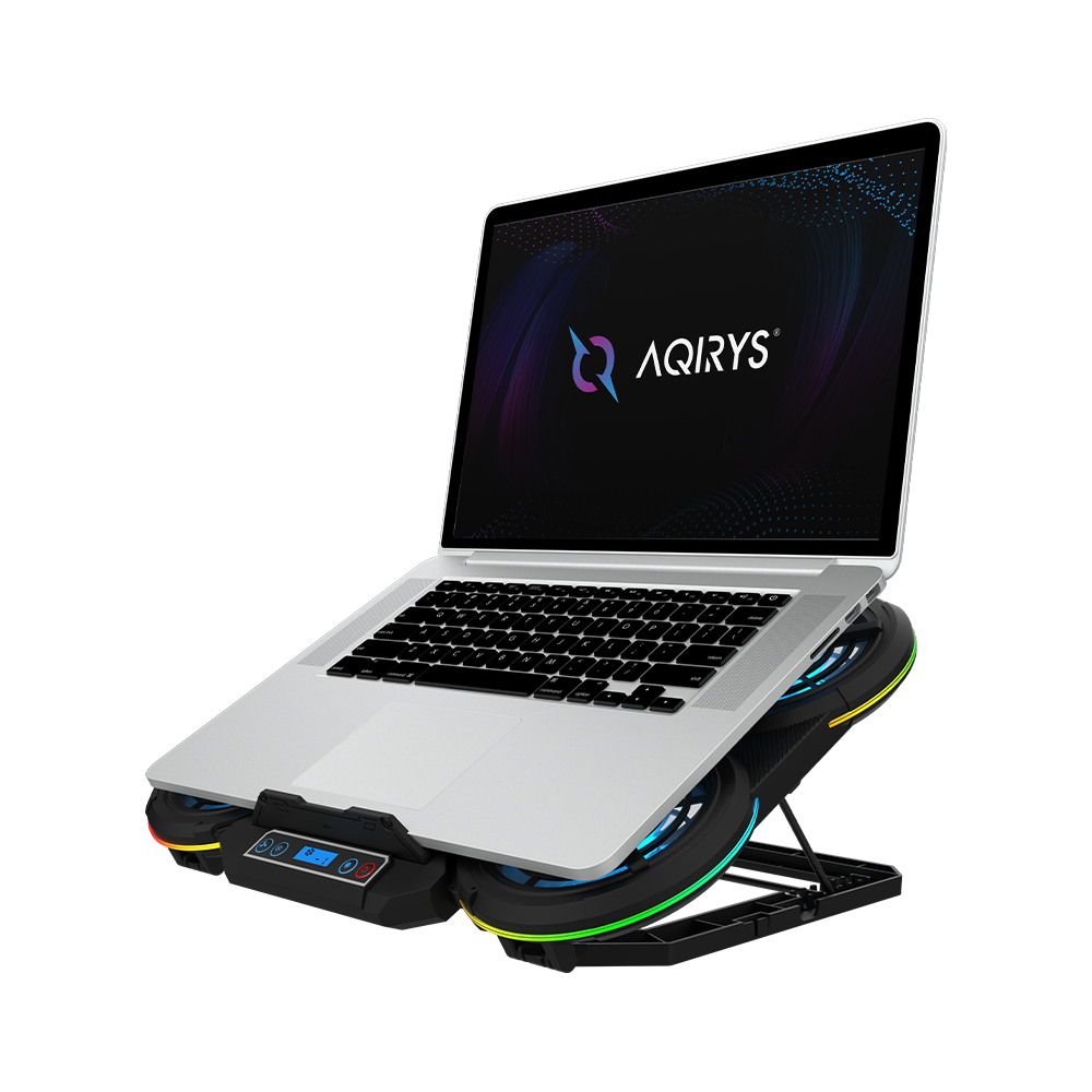 Refroidisseur AQIRYS ZENITH Pour PC Portable 17" / Noir