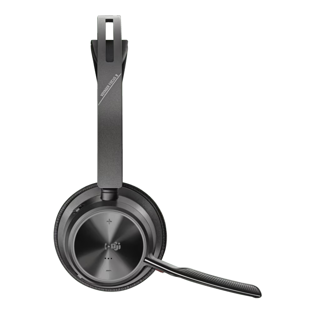 Casque Poly Voyager Focus 2 Microsoft Teams Certifié Sans fil / Noir