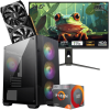 Setup Gamer Special Pc de Bureau Gaming / Ryzen 5 3400G / RTX 3050 8G / 16 Go Avec Écran Gaming Redragon HANMON 24.5" Full HD IPS / 240 Hz
