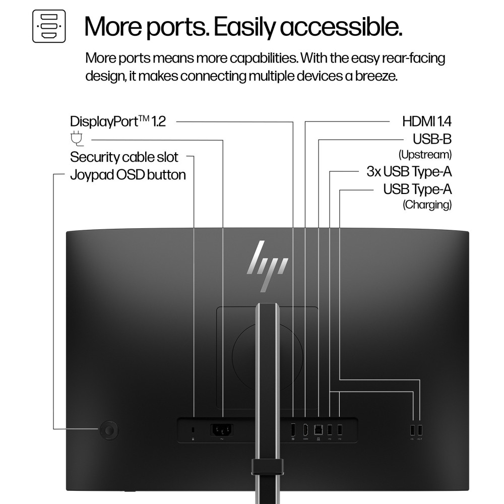Écran HP Série 5 PRO 524pn 24'' WUXGA IPS / 5ms GtG / 100Hz / Noir