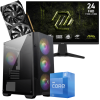 Setup Gamer Special Pc de Bureau Gaming / i5-12400F / RTX 3050 8G / 16 Go Avec Écran Gaming MSI MAG 245F X24 24" Full HD IPS / 240 Hz
