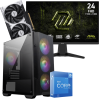 Setup Gamer Special Pc de Bureau Gaming / i5-12600KF / RTX 5050 8G / 16 Go Avec Écran Gaming MSI MAG 245F X24 24" Full HD IPS / 240 Hz
