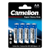 4 PILE CAMELION LR06 JEU DE SUPER HEAVY DUTY BP AA