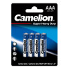 4 PILE CAMELION LR03 JEU DE SUPER HEAVY DUTY BP AAA