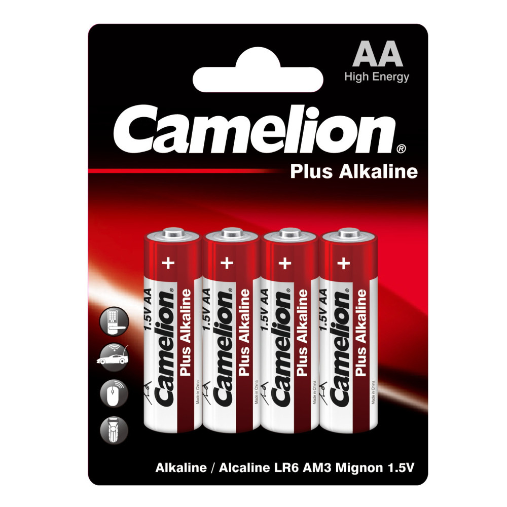 4 PILE CAMELION LR6 ALKALINE AA