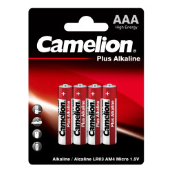 4 PILE CAMELION LR3 ALKALINE AAA